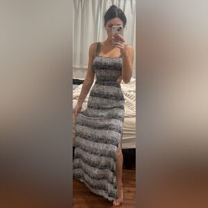 💕 Urban Outfitters Nom de Plume by Yaya Tribal Print Cut Out Maxi Dress 💕